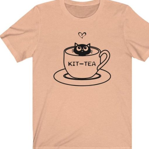 Kit Tea Shirt, Cat Shirt, Cat Lover Gift, Funny Cat Shirt