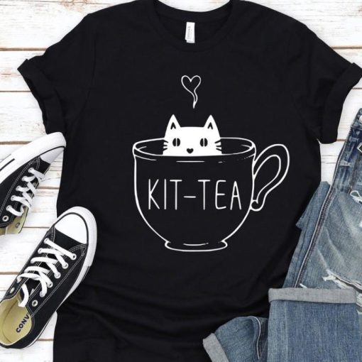 Kit Tea Shirt, Cat Shirt, Christmas Gift, Cat Lover Shirt, Funny Kitty Kitty Mom, Funny Kitten Shirt, Funny Women Shirt, Sarcastic Shirt