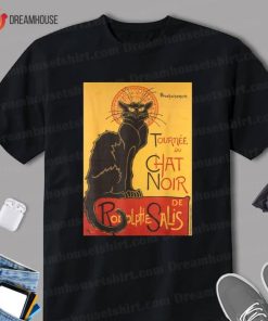 Le Chat Noir The Black Cat by Steinlen Shirt 1