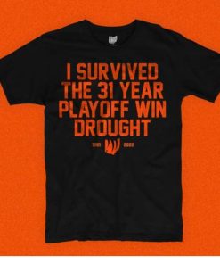 Let's go Bengals I survived the 31 Year playoff win brought shirt 1