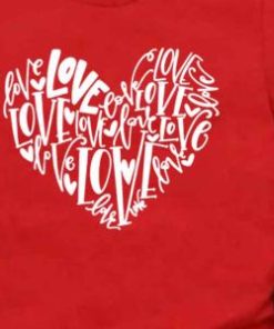 Love Heart Valentines Day Typography Sweatshirt Shirt 1 Love Heart Valentines Day Typography Sweatshirt Shirt 2