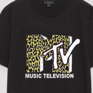 MTV Logo Leopard Shirt