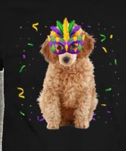 Mardi Gras Costume Mask Poodle Dog Puppy Toy Poodle Shirt 1 Mardi Gras Costume Mask Poodle Dog Puppy Toy Poodle Shirt 2