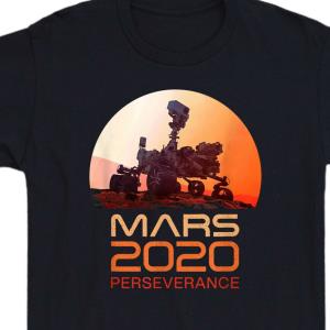 Mars 2020 Perseverance Rover Mission Patch Logo Jpl Insignia Shirt
