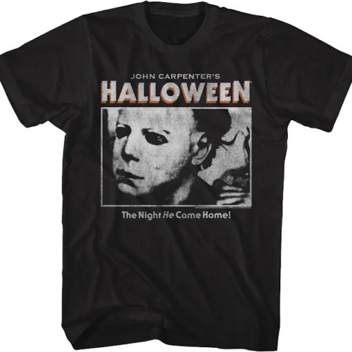 Michael Myers The Night He Came Home Halloween T-Shirt