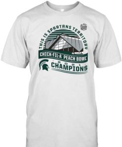 Michigan State Spartans Peach Bowl Champions Shirt 1