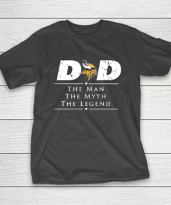 Minnesota Vikings NFL Football Dad The Man The Myth The Legend T-Shirt