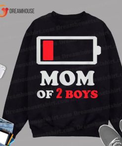 Mom Of 2 Boys Sweatshirt 1