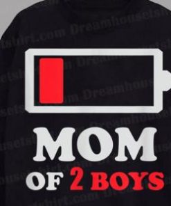 Mom Of 2 Boys Sweatshirt 2