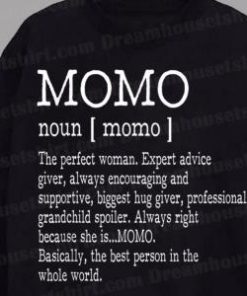 Momo Definition Grandma Mother Day Gifts Women Sweatshirt 2