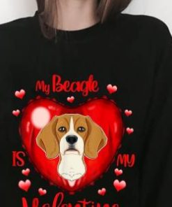 My Beagle is my Valentine Dog Heart shirt 1 My Beagle is my Valentine Dog Heart shirt 2