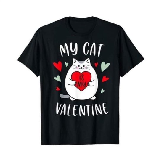My cat valentine shirt
