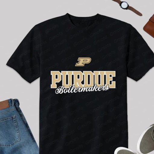 NCAA Fresh Script Purdue Shirt
