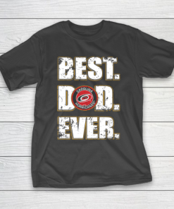 NHL Carolina Hurricanes Hockey Best Dad Ever Family Shirt T-Shirt