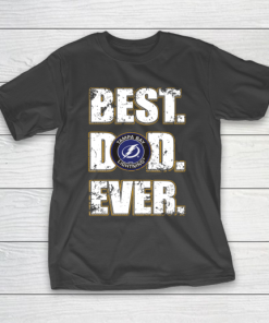 NHL Tampa Bay Lightning Hockey Best Dad Ever Family Shirt T-Shirt