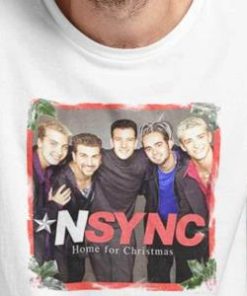 NSYNC Christmas Home For Christmas Shirt 1 NSYNC Christmas Home For Christmas Shirt 2