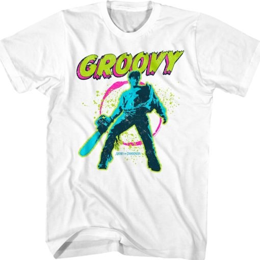 Neon Groovy Army of Darkness T-Shirt