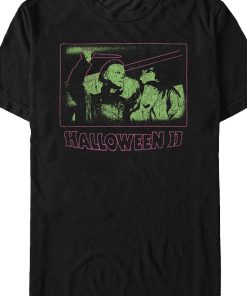 Neon Michael Myers Attack Halloween II T-Shirt