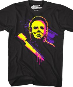 Neon Michael Myers Halloween T-Shirt