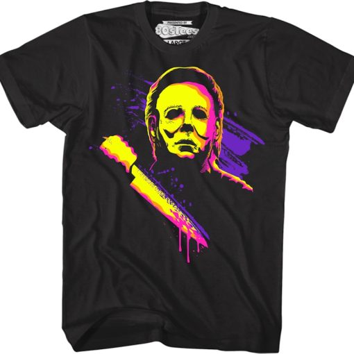 Neon Michael Myers Halloween T-Shirt