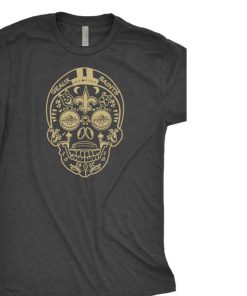 New Orleans Saints Skull Shirt 1