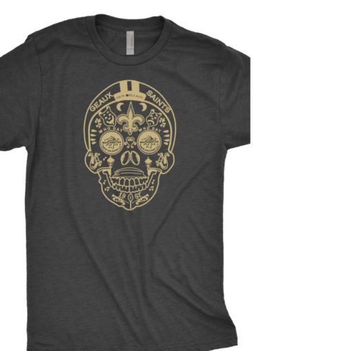 New Orleans Saints Skull Shirt