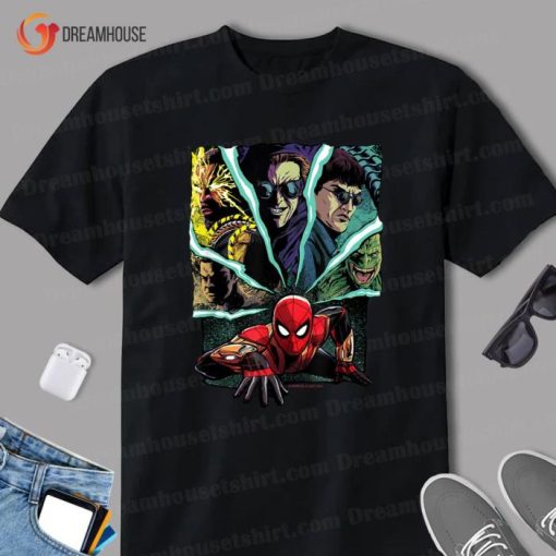 No Way Home Spider Man and Foes Shirt