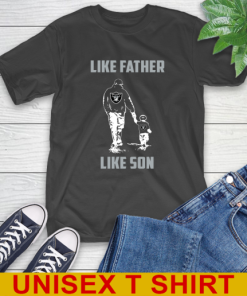 Oakland Raiders NFL Football Like Father Like Son Sports T-Shirt