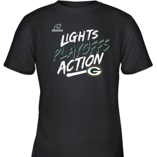 Packers Lights Action Playoffs Shirt
