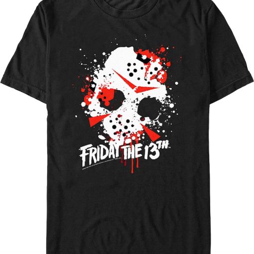 Paint Splatter Friday the 13th T-Shirt