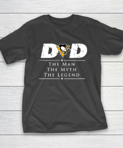 Pittsburgh Penguins NHL Ice Hockey Dad The Man The Myth The Legend T-Shirt