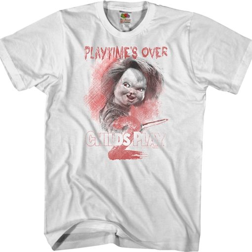 Playtime’s Over Child’s Play 2 T-Shirt
