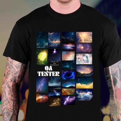 Qa Tester Collage Shirt