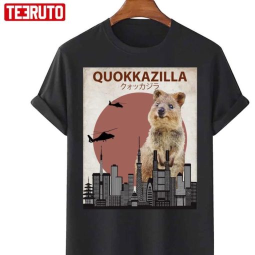 Quokkazilla Quokka Giant Monster Parody Shirt