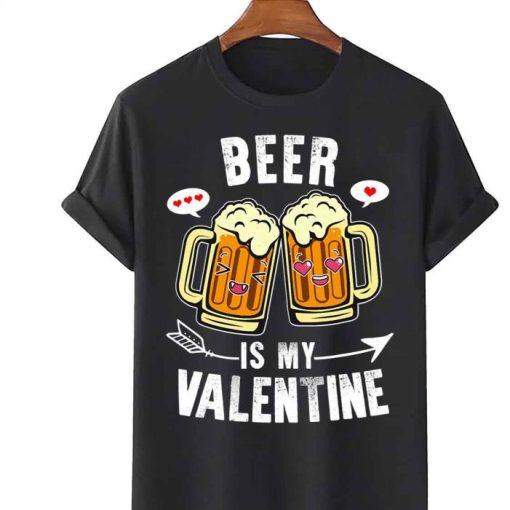 Quote Beer Is My Valentine Vintage Style Shirt