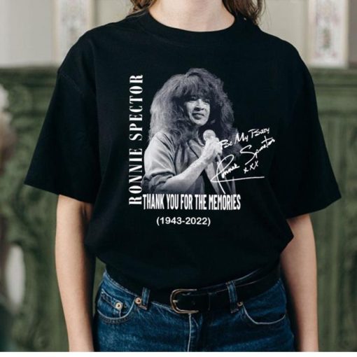 RIP Ronnie Spector Thank You For The Memories 1943-2022 Shirt