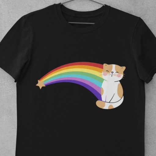 Rainbow Cat Shirt, Love Cat Shirt, Cat Lover Shirt, Love Cat Shirt, Cat Shirt, Cat Lover, Cat Mom Tee, Animal Lover Shirt
