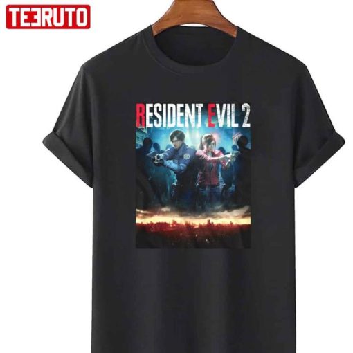 Resident Evil 2 Remake Game Cover Shirt