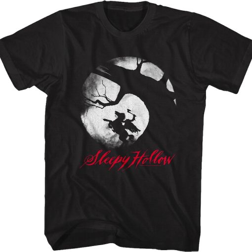 Retro Headless Horseman Silhouette Sleepy Hollow T-Shirt