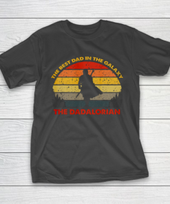 Retro The Dadalorian Graphic Father s Day Tees Vintage Best T-Shirt