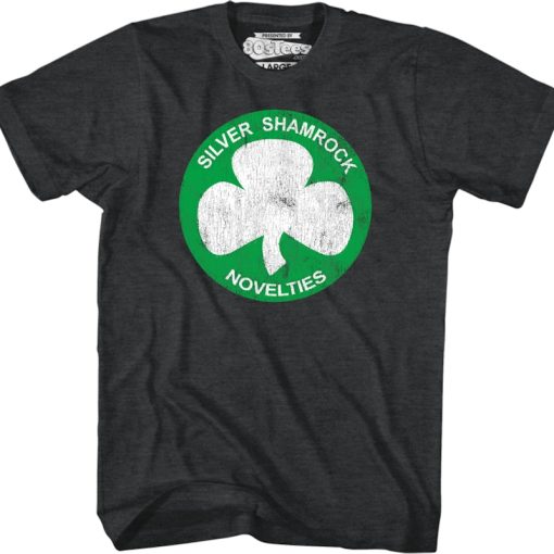 Silver Shamrock Logo Halloween III T-Shirt