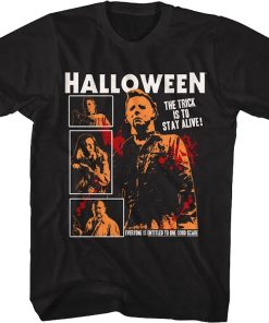 Stay Alive Collage Halloween T-Shirt