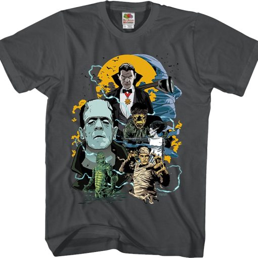 Universal Monsters Collage T-Shirt