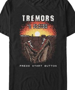 Video Game Start Screen Tremors T-Shirt