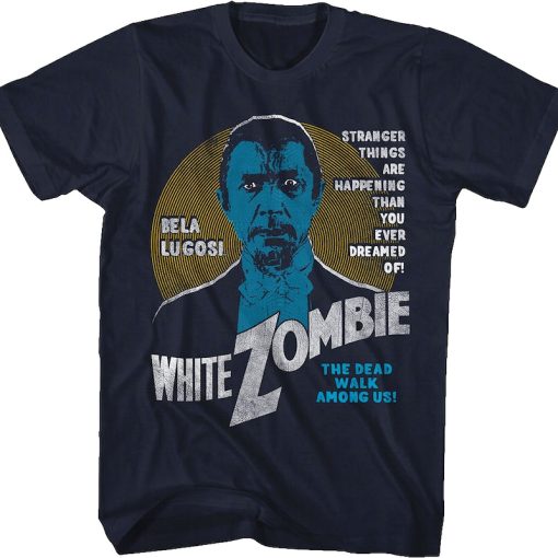 White Zombie Poster Bela Lugosi T-Shirt