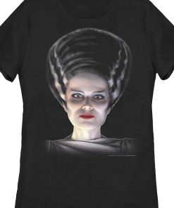 Womens Brought To Life Bride Of Frankenstein Shirt