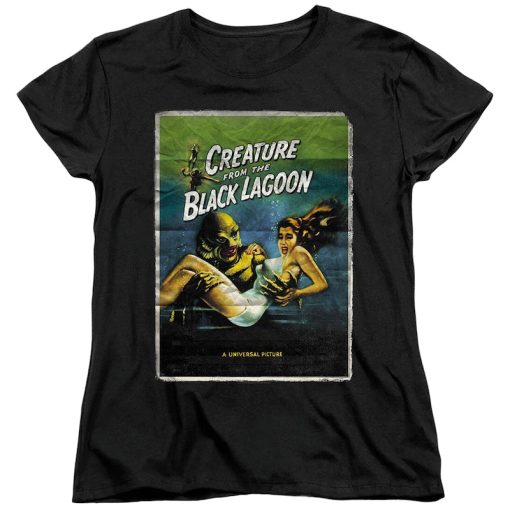 Womens Movie Poster Creature From The Black Lagoon Shirt