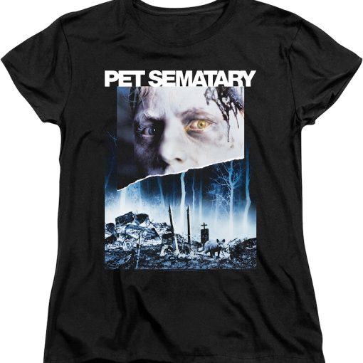 Womens Movie Poster Pet Sematary Shirt