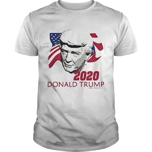 2020 donald trump american flag independence day shirt