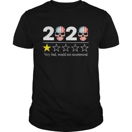 2020 very bad would not recommend Skull American Flag shirt